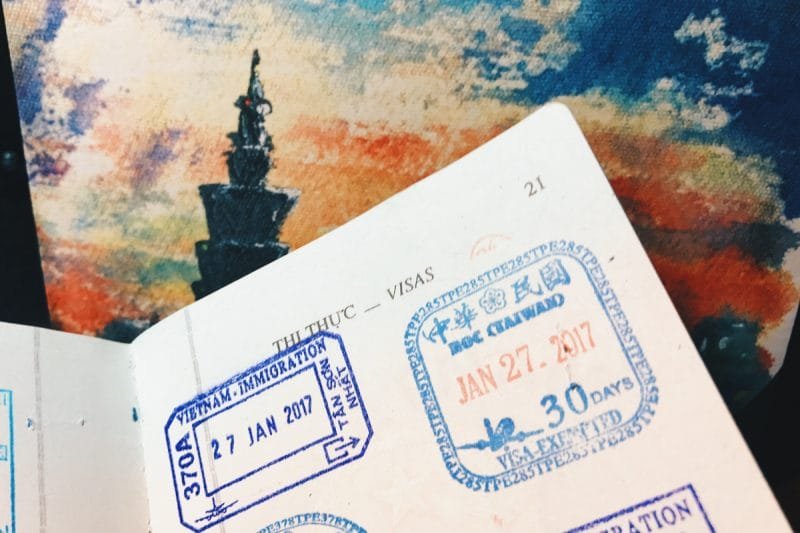 Dịch vụ làm visa Đài Loan trọn gói